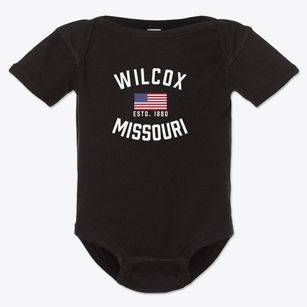 Wilcox Missouri Patriot Baby Onesie
