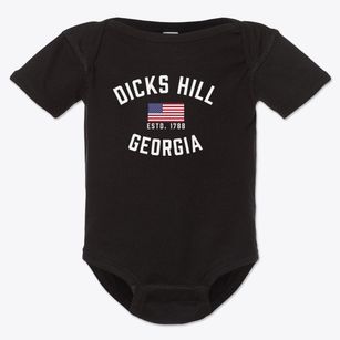 Dicks Hill Georgia Patriot Baby Onesie