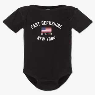 East Berkshire New York Patriot Baby Onesie