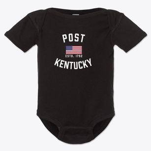 Post Kentucky Patriot Baby Onesie