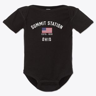 Summit Station Ohio Patriot Baby Onesie