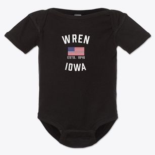 Wren Iowa Patriot Baby Onesie