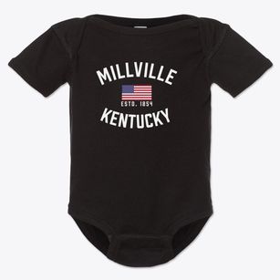 Millville Kentucky Patriot Baby Onesie
