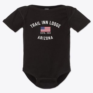 Trail Inn Lodge Arizona Patriot Baby Onesie