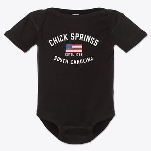 Chick Springs South Carolina Patriot Baby Onesie