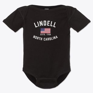 Lindell North Carolina Patriot Baby Onesie