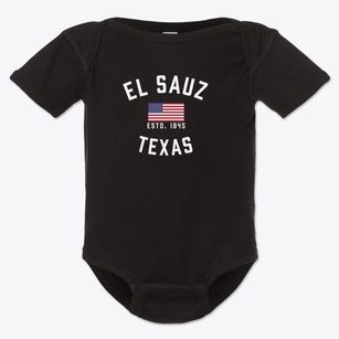 El Sauz Texas Patriot Baby Onesie