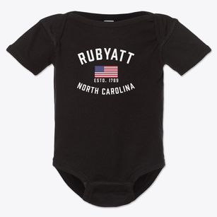 Rubyatt North Carolina Patriot Baby Onesie