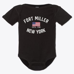 Fort Miller New York Patriot Baby Onesie