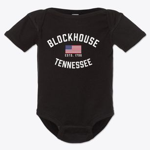 Blockhouse Tennessee Patriot Baby Onesie