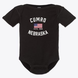 Cumro Nebraska Patriot Baby Onesie