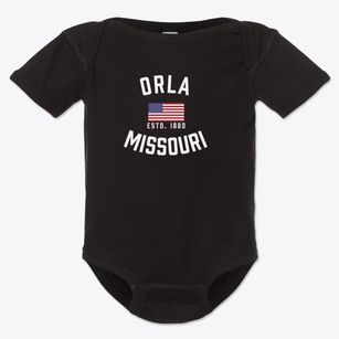 Orla Missouri Patriot Baby Onesie