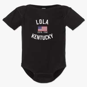 Lola Kentucky Patriot Baby Onesie