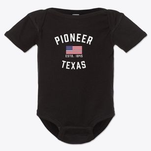 Pioneer Texas Patriot Baby Onesie