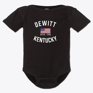 Dewitt Kentucky Patriot Baby Onesie