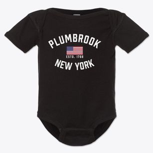 Plumbrook New York Patriot Baby Onesie