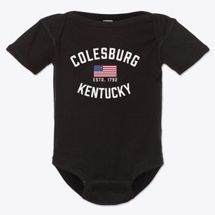 Colesburg Kentucky Patriot Baby Onesie