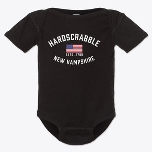 Hardscrabble New Hampshire Patriot Baby Onesie