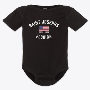 Saint Josephs Florida Patriot Baby Onesie