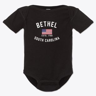 Bethel South Carolina Patriot Baby Onesie