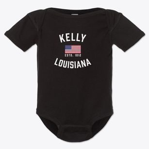 Kelly Louisiana Patriot Baby Onesie
