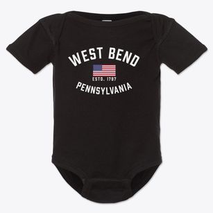 West Bend Pennsylvania Patriot Baby Onesie