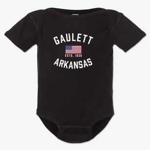 Gaulett Arkansas Patriot Baby Onesie