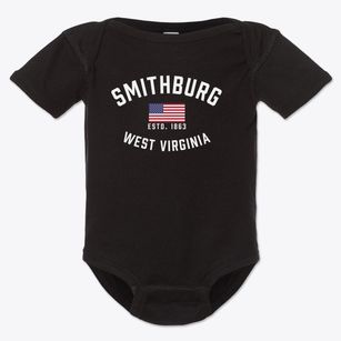 Smithburg West Virginia Patriot Baby Onesie