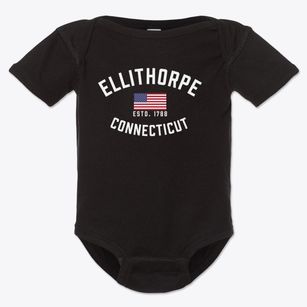Ellithorpe Connecticut Patriot Baby Onesie