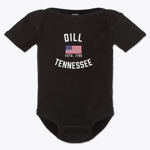 Dill Tennessee Patriot Baby Onesie