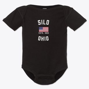 Silo Ohio Patriot Baby Onesie