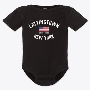 Lattingtown New York Patriot Baby Onesie