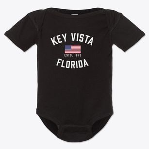 Key Vista Florida Patriot Baby Onesie