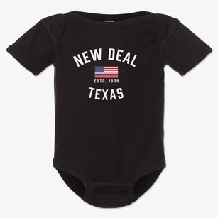 New Deal Texas Patriot Baby Onesie