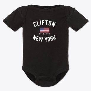 Clifton New York Patriot Baby Onesie
