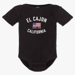 El Cajon California Patriot Baby Onesie