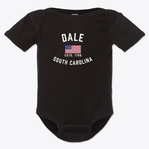 Dale South Carolina Patriot Baby Onesie