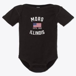 Moro Illinois Patriot Baby Onesie