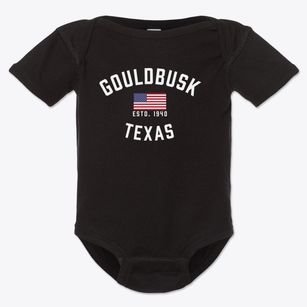 Gouldbusk Texas Patriot Baby Onesie