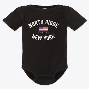 North Ridge New York Patriot Baby Onesie