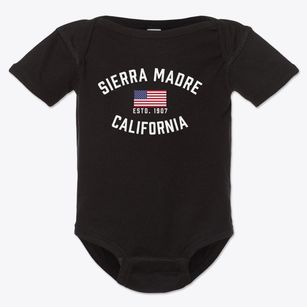 Sierra Madre California Patriot Baby Onesie