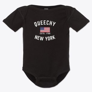 Queechy New York Patriot Baby Onesie