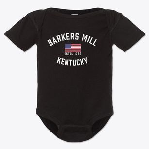 Barkers Mill Kentucky Patriot Baby Onesie