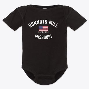 Bonnots Mill Missouri Patriot Baby Onesie