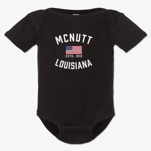 Mcnutt Louisiana Patriot Baby Onesie