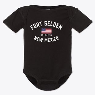 Fort Selden New Mexico Patriot Baby Onesie