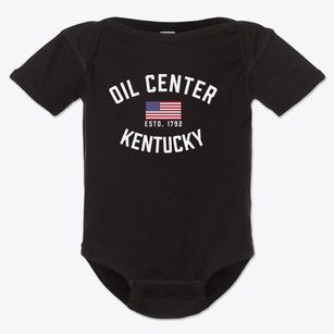 Oil Center Kentucky Patriot Baby Onesie