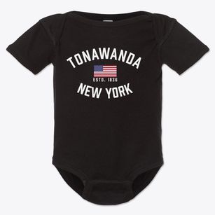 Tonawanda New York Patriot Baby Onesie