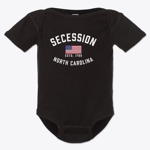Secession North Carolina Patriot Baby Onesie