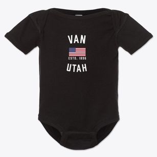 Van Utah Patriot Baby Onesie